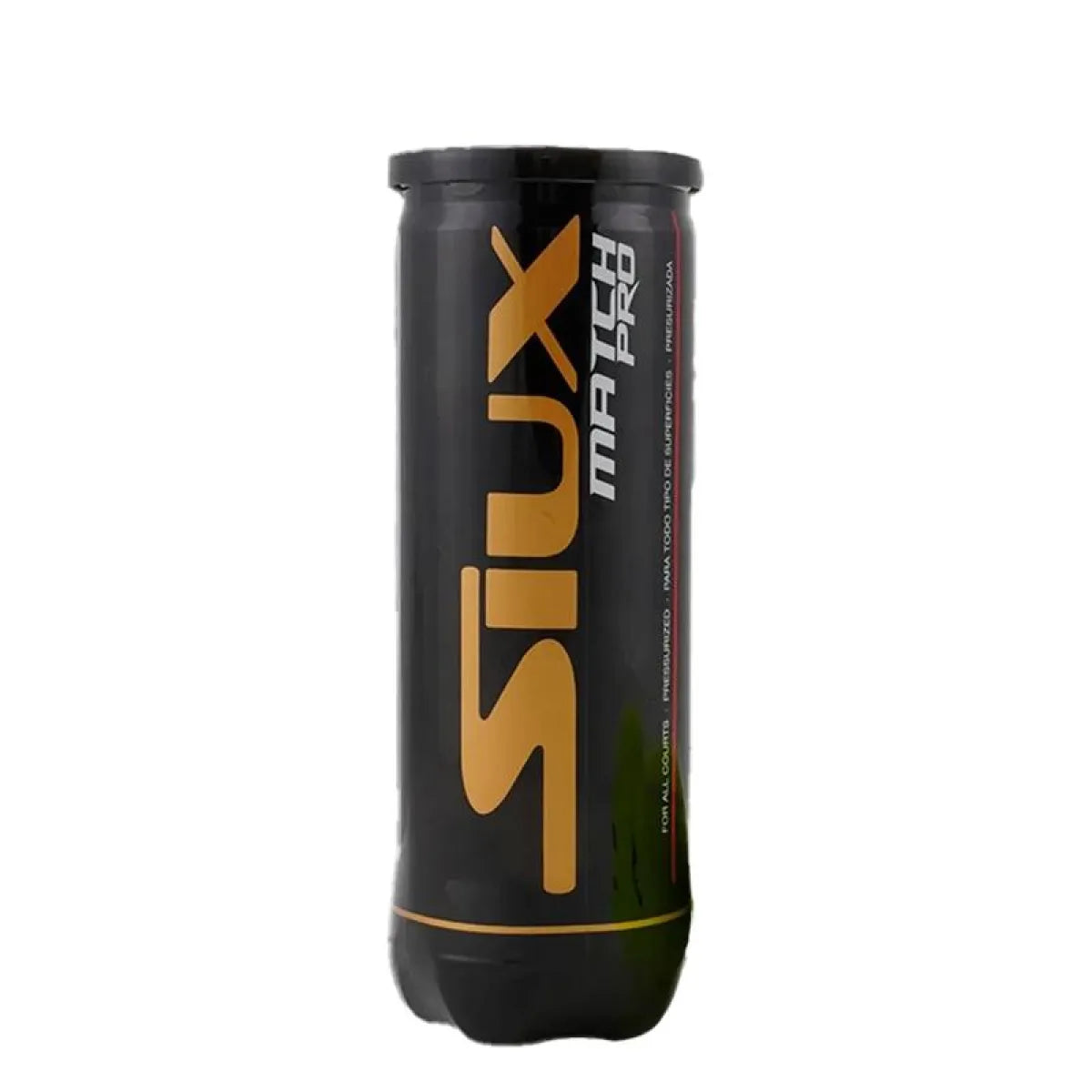Tube de 3 balles Siux Match Pro — vue de face