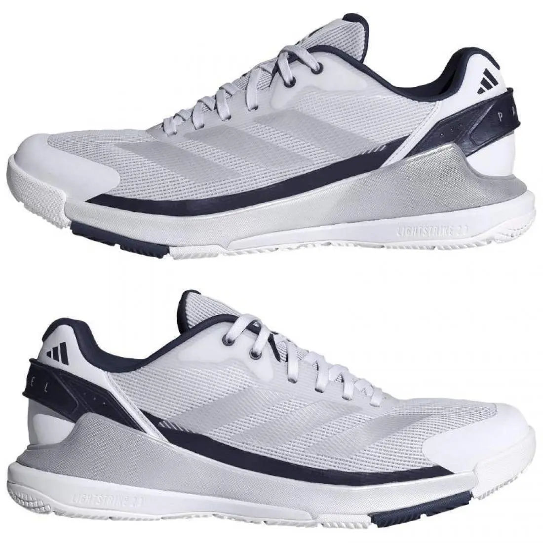 Chaussures de padel Homme Adidas Crazyquick LS Blanc/Bleu/Gris