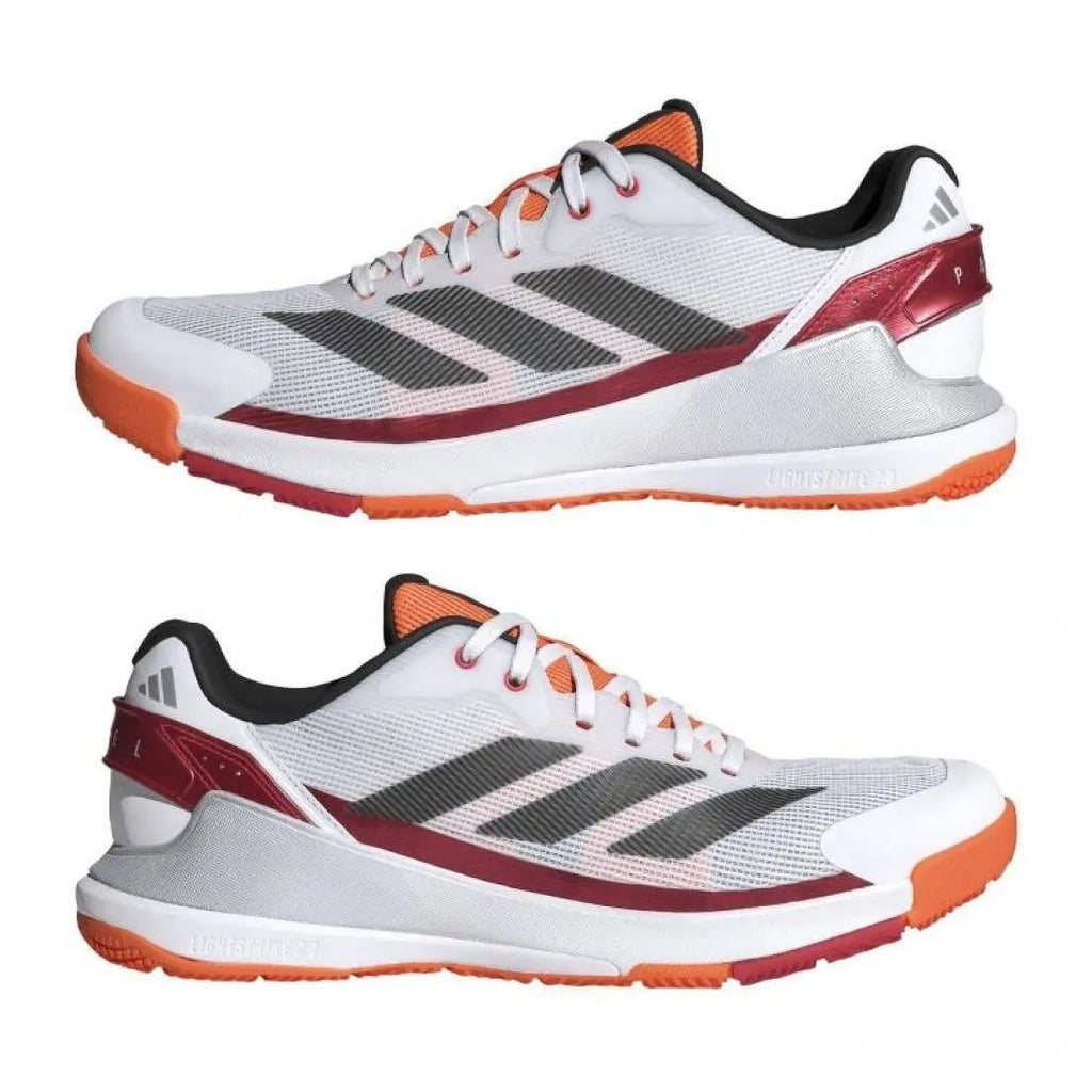 Chaussures de padel Homme Adidas Crazyquick LS Blanc Rouge Orange