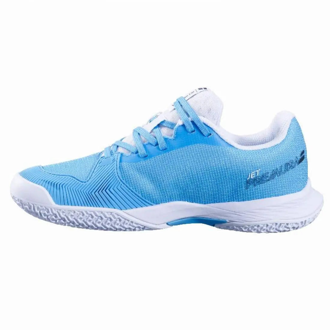 Chaussures de padel Junior Babolat Jet Premura 2 Bleu Cyan Blanc