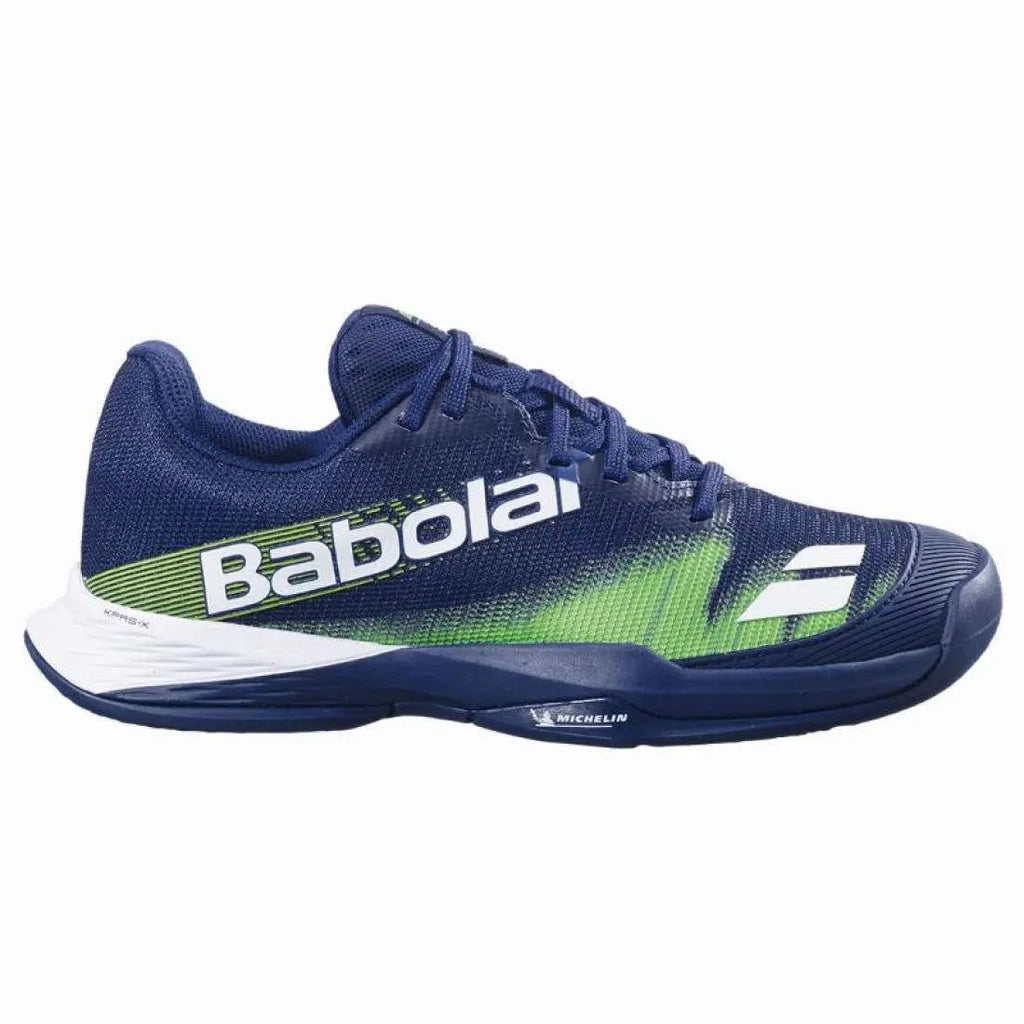 Chaussures de padel Junior Babolat Jet Premura 2 Junior Bleu Foncé/Vert