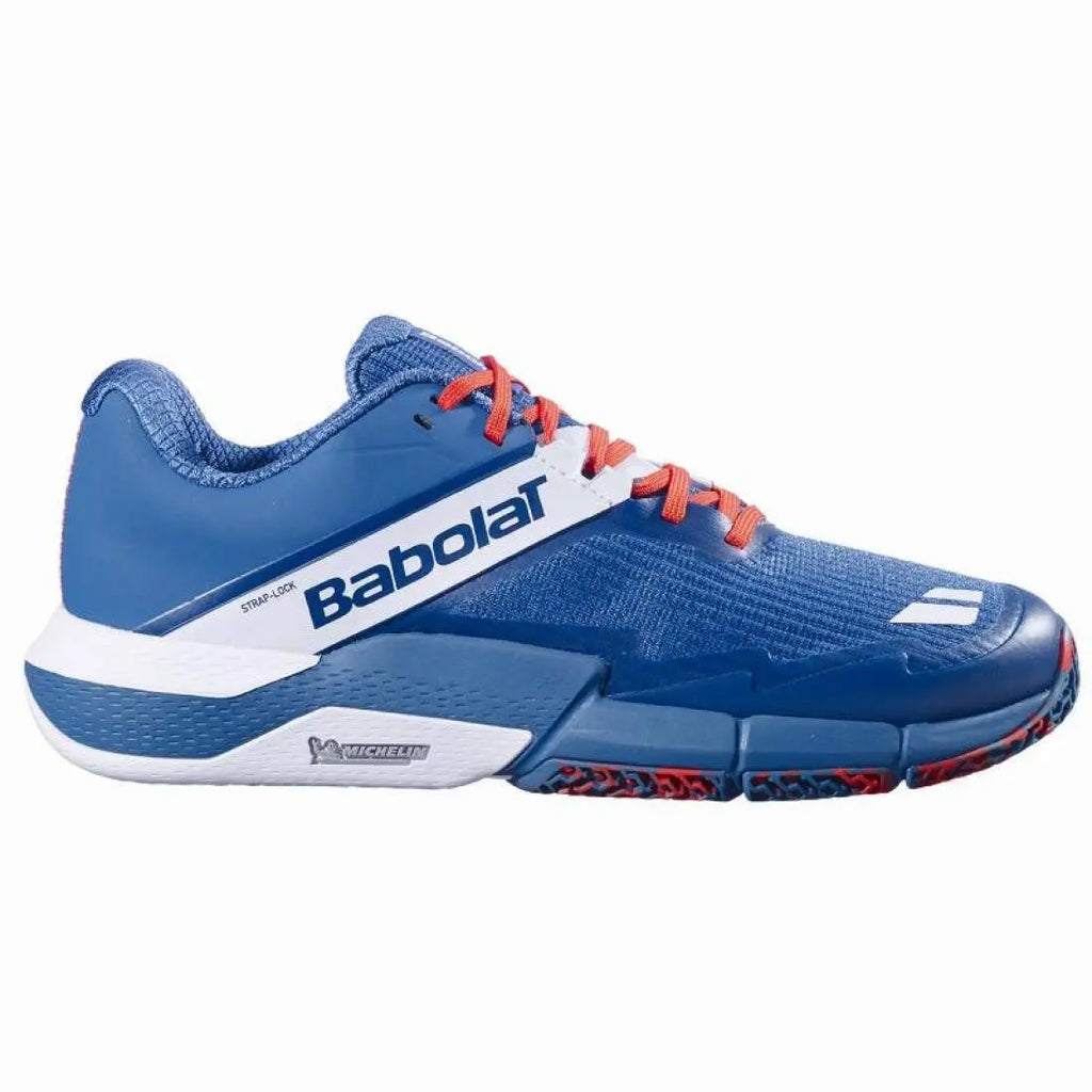 Chaussures de padel Homme Babolat Movea 2 Bleu Pétrole Rouge