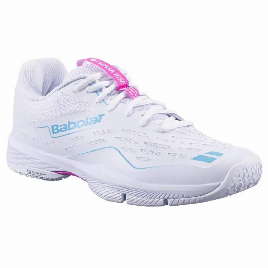 Chaussures de padel Femme Babolat Sensa Rise Blanc Rose