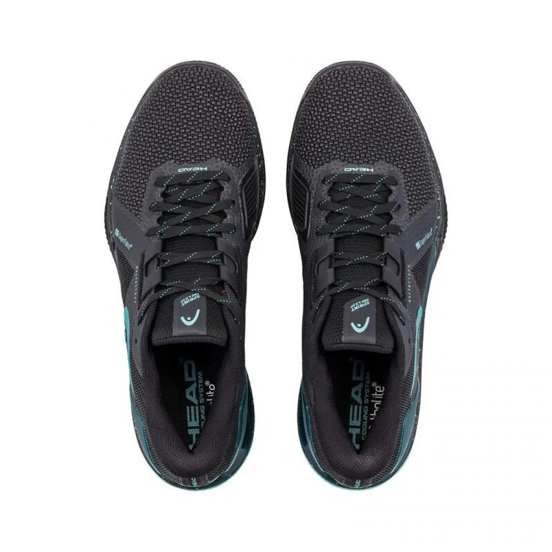 Chaussures de padel Homme HEAD Sprint Pro 4.0 SF Clay Noir/Turquoise