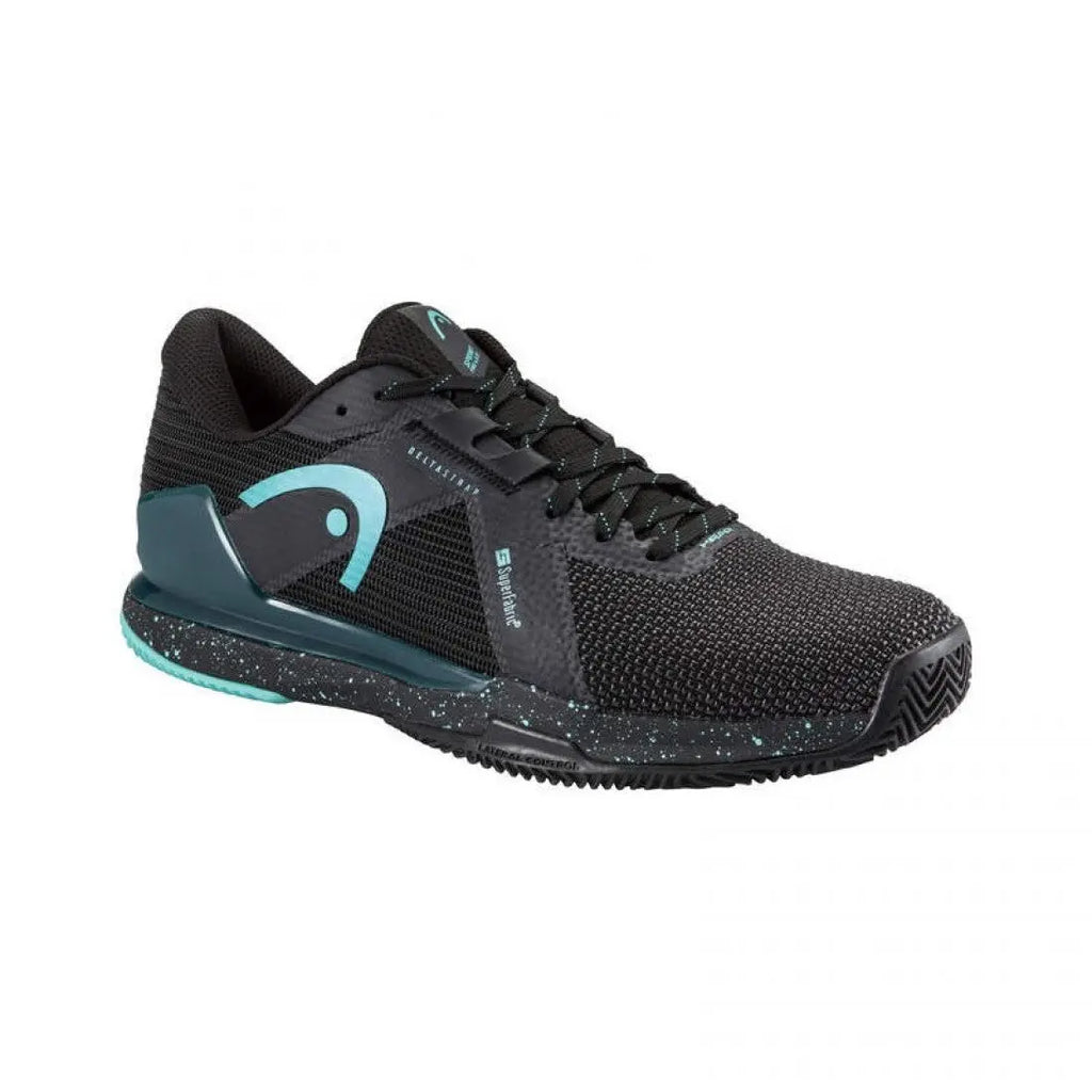Chaussures de padel Homme HEAD Sprint Pro 4.0 SF Clay Noir/Turquoise