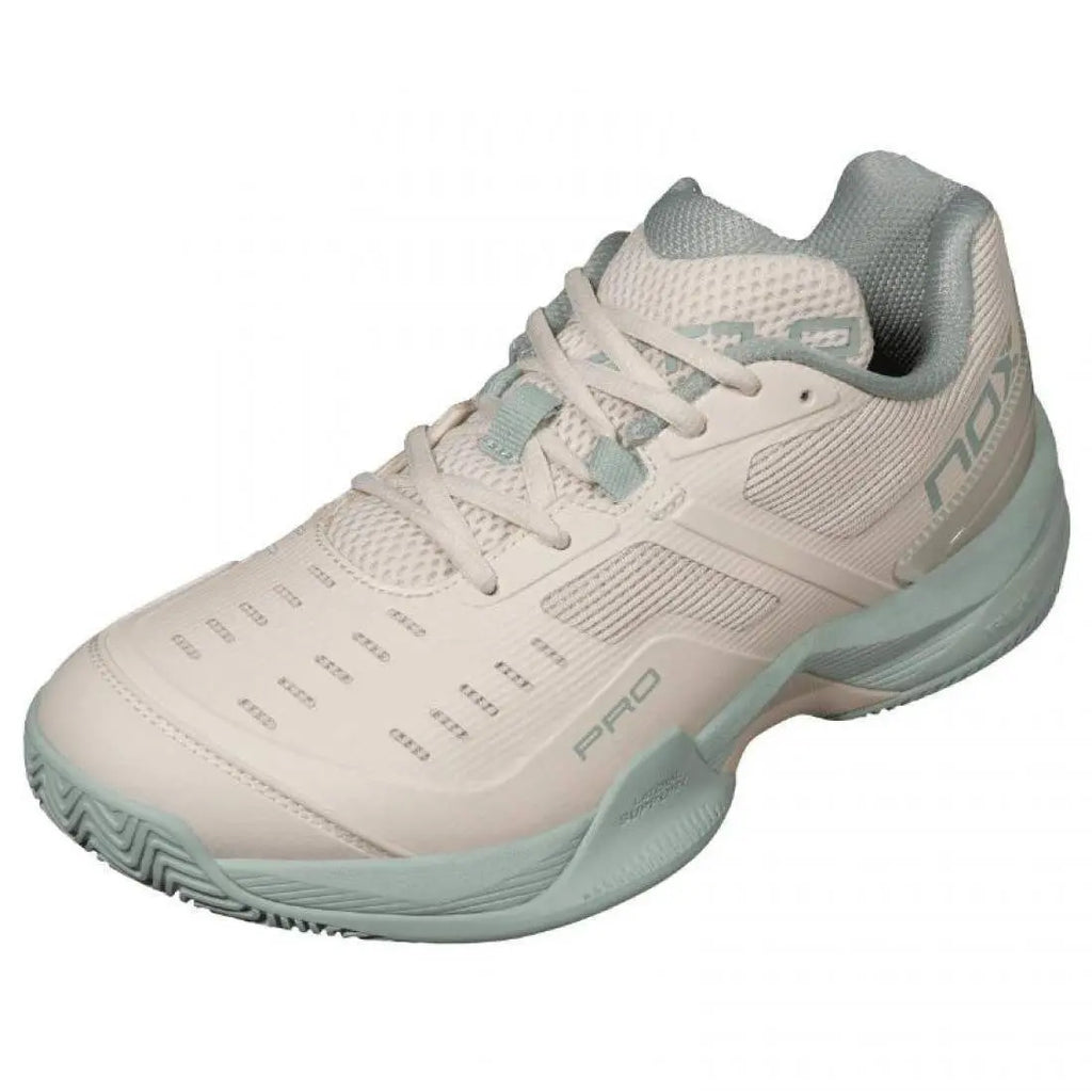 Chaussures de padel Femme Nox AT10 Pro Blanc Crème Vert