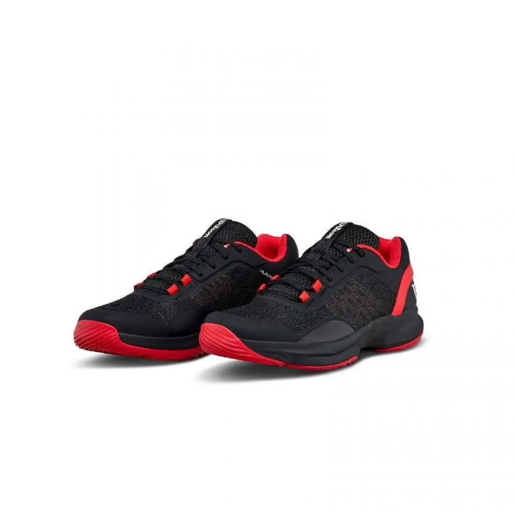 Chaussures de padel Homme Wilson Hurakn Pro V2 Noir/Rouge/Blanc