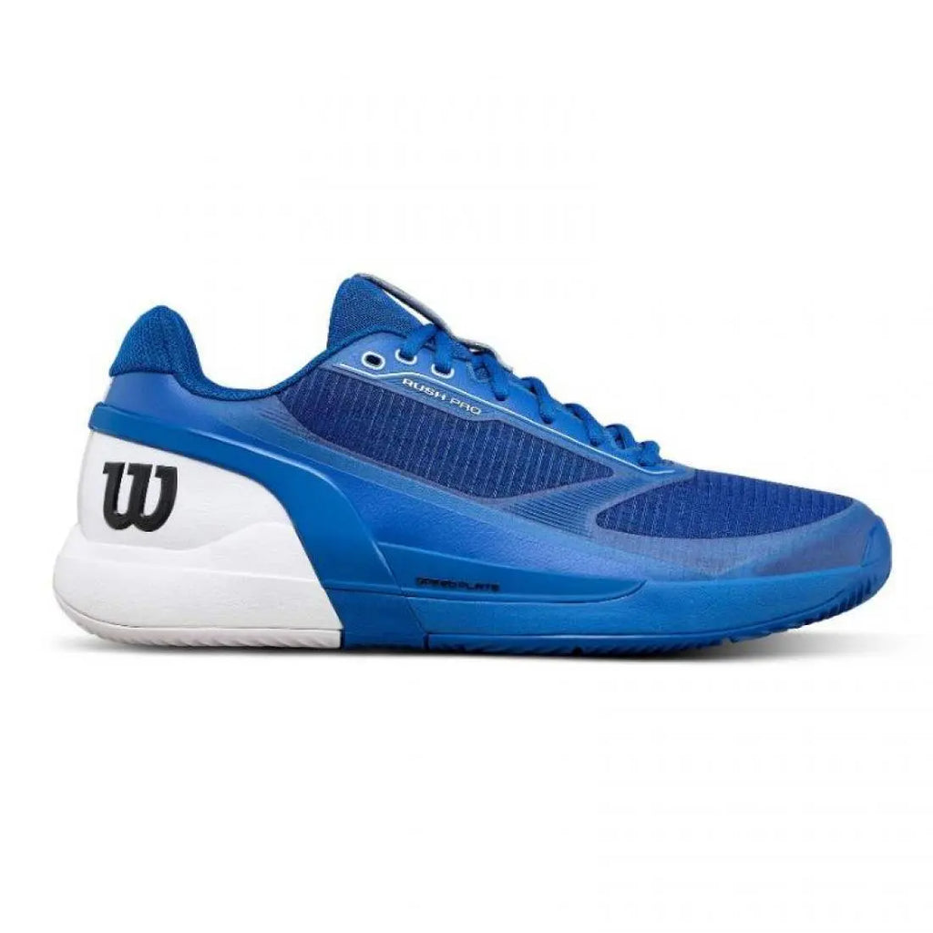 Chaussures de padel Homme Wilson Rush Pro 5 Clay Bleu Blanc