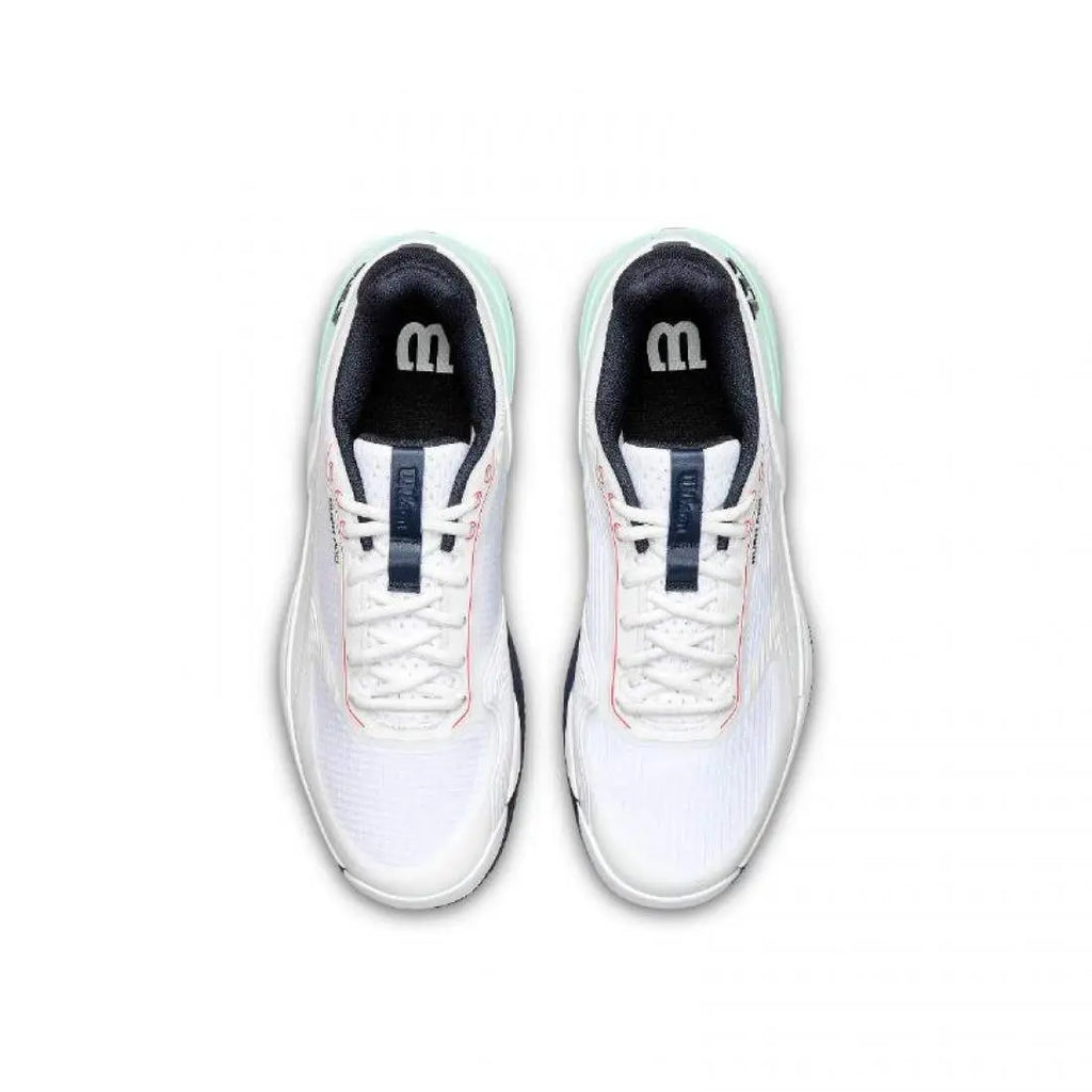 Chaussures de padel Homme Wilson Rush Pro 5 Clay Blanc Aigue-marine