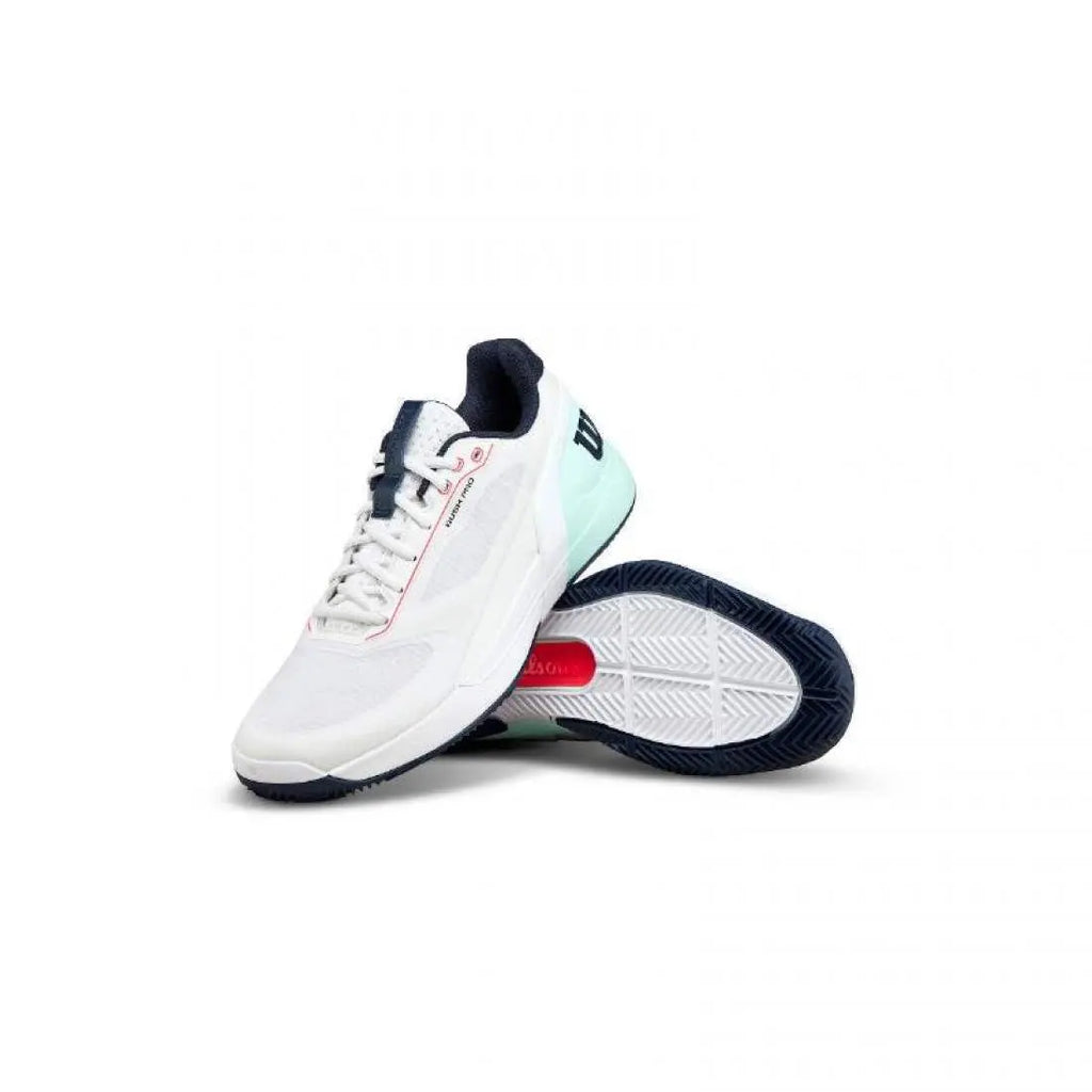 Chaussures de padel Homme Wilson Rush Pro 5 Clay Blanc Aigue-marine
