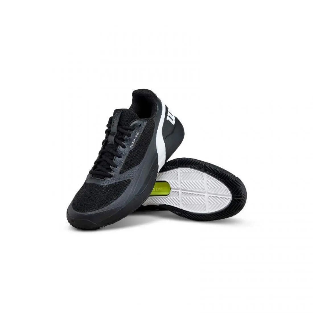 Chaussures de padel Homme Wilson Rush Pro 5 Clay Noir Blanc