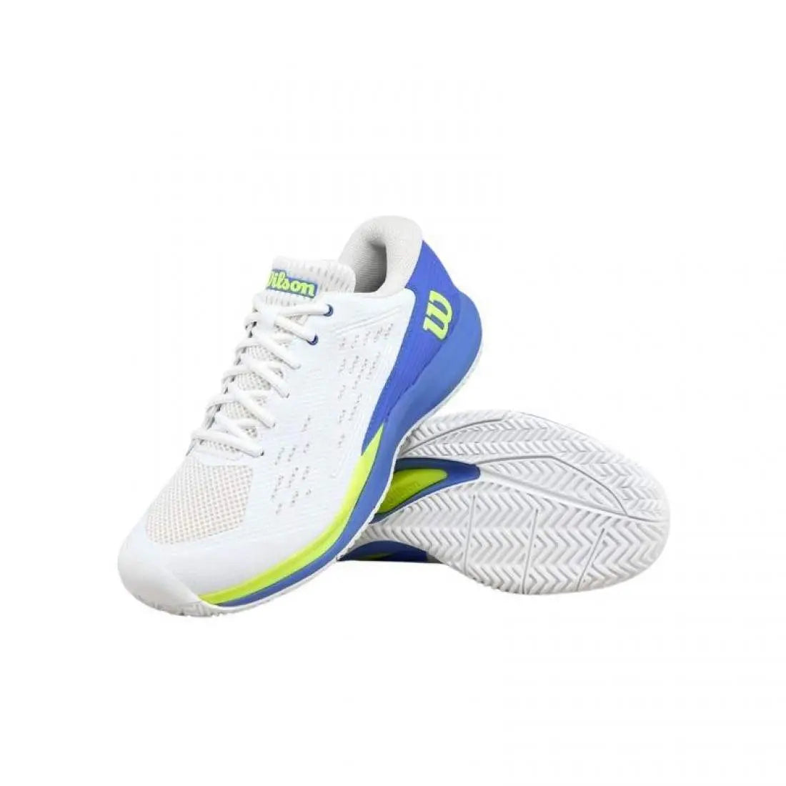 Chaussures de padel Femme Wilson Rush Pro Ace Blanc Bleu Amparo