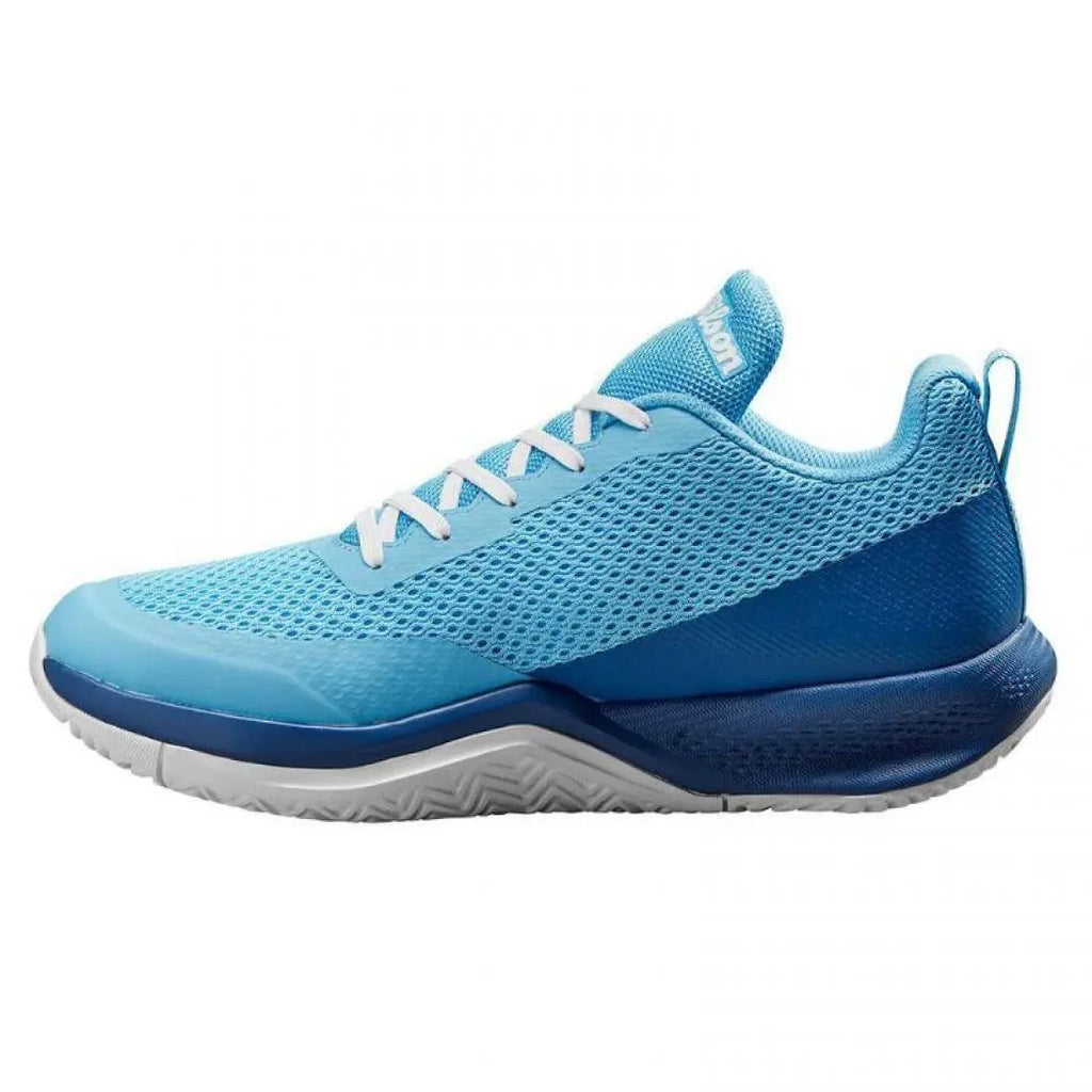 Chaussures de padel Femme Wilson Rush Pro Lite Bleu Royal Blanc Ciel