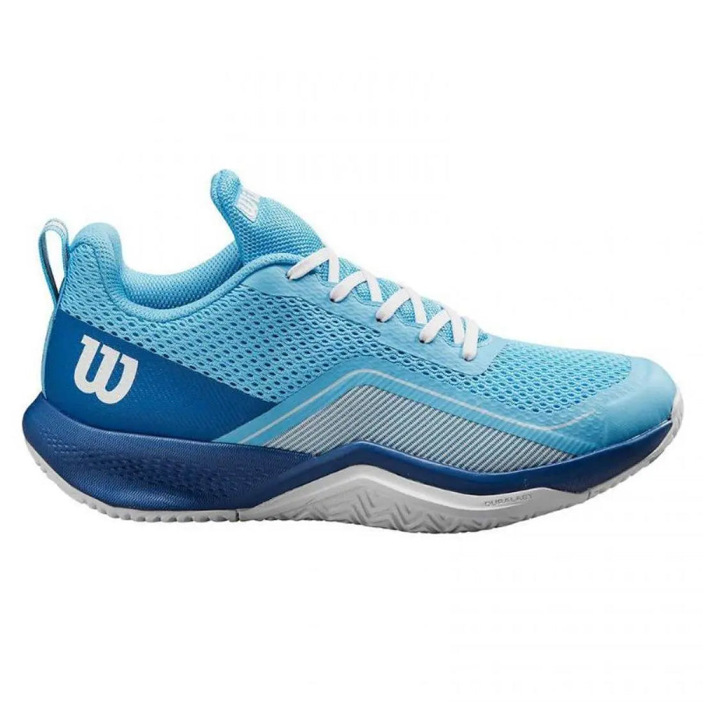 Chaussures de padel Femme Wilson Rush Pro Lite Bleu Royal Blanc Ciel