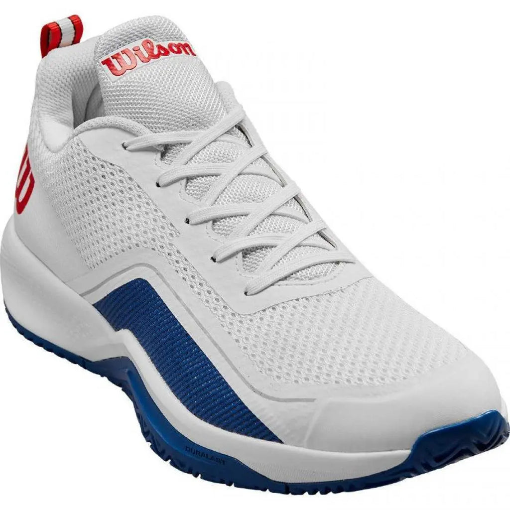 Chaussures de padel Homme Wilson Rush Pro Lite Blanc Bleu Rouge