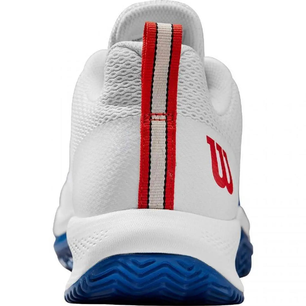 Chaussures de padel Homme Wilson Rush Pro Lite Blanc Bleu Rouge