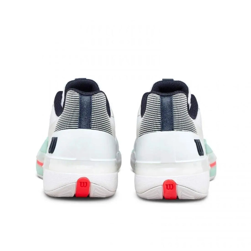 Chaussures de padel Homme Wilson Rush Tour 5 Clay Blanc Aqua Corail